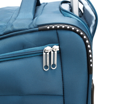 Сумка на колесах TORBER ВИВИ, синий, полиэстер, 69 х 30 х 32 см, 56 л