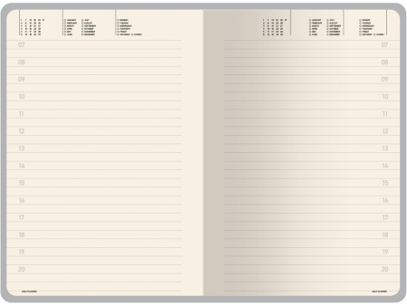 Ежедневник недатированный А5 Megapolis Color Flex, бордовый