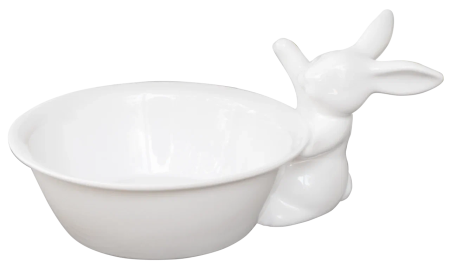 Мисочка с кроликом, 500 мл, Белый