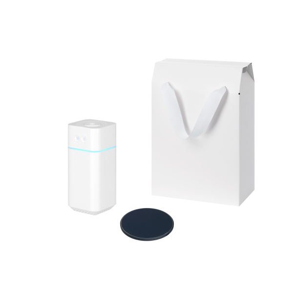 Подарочный набор Cloud NEO, Auris, синий (увлажнитель воздуха, зарядное устройство)