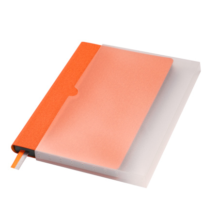 Ежедневник Твид (Tweed) недатированный, оранжевый