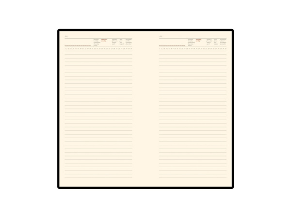 Ежедневник недатированный А5 Firenze, бордовый