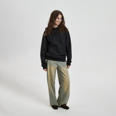 Худи релакс унисекс Адвенче (Adventure), черный, размер 3XL/4XL