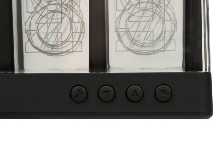 Часы с беспроводной зарядкой Cyber, 10 Вт Часы с беспроводной зарядкой Cyber, 10 Вт