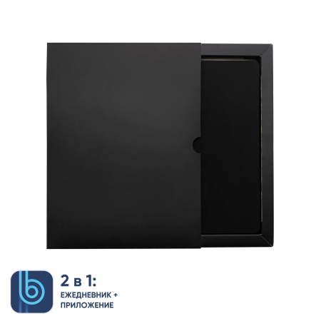 Ежедневник Bplanner.01 в подарочной коробке (черный)