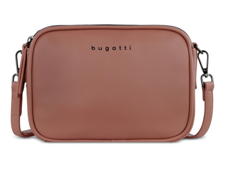 Сумка кросс-боди женская BUGATTI АЛМАТА | ALMATA, абрикосовая, полиуретан, 21,5х6х15 см
