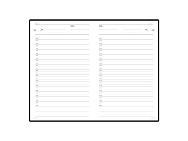 Ежедневник А5 недатированный Бумвинил, бордовый