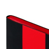 Ежедневник Bookmark, недатированный, черный с красным