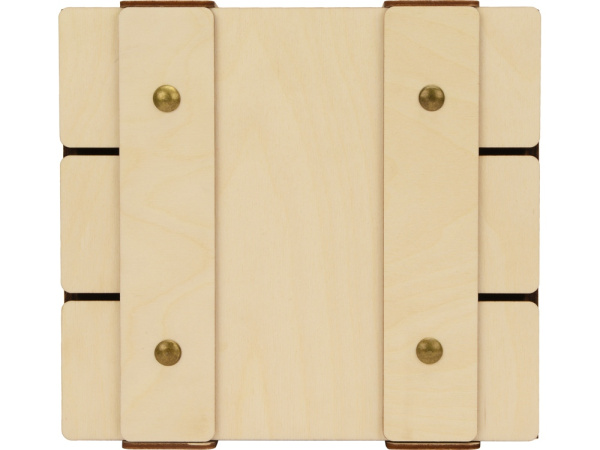 Деревянная подарочная коробка с крышкой Ларчик