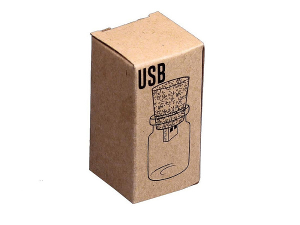 USB 3.0-флешка на 256 Гб в виде пробки в бутылочке