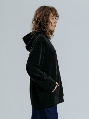 Худи унисекс Prima Vista, черное, размер XL