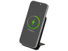 Беспроводной внешний аккумулятор с подсветкой лого и подставкой Magflash, 10000 мАч, 15 Вт, черный