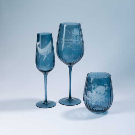 Стакан для воды Тоскана (Toscana), синий