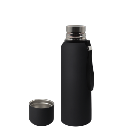 Термос Travel софт-тач 750мл (черный)