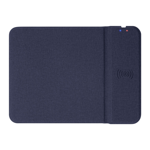 Коврик для мыши с беспроводным зарядным устройством 15W Honor, синий Коврик для мыши с беспроводным зарядным устройством 15W Honor, синий