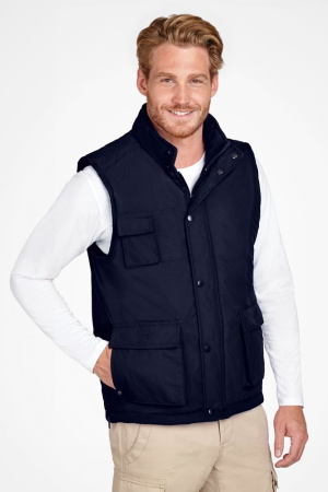 Жилет Wells, темно-синий, размер S