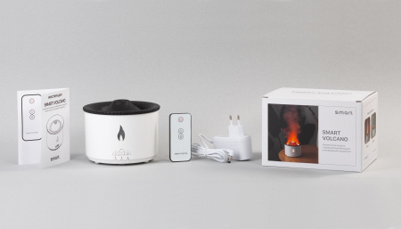 Увлажнитель воздуха "Smart Volcano"с пультом ДУ,  функцией ароматерапии и интерьерной подсветкой