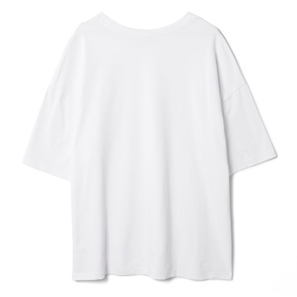 Футболка унисекс оверсайз Crosstown, белая, размер S