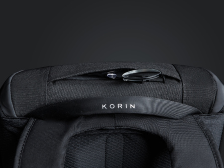 Водостойкий антикражный рюкзак Clickpack для ноутбука 15.6, черный