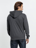 Толстовка на молнии с капюшоном Siverga 2.0, темно-серая (графит), размер XS