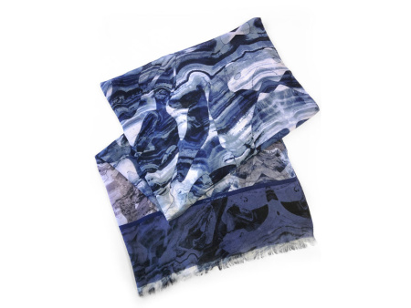 Шарф/ Палантин Уральский хребет