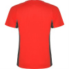 Спортивная футболка SHANGHAI мужская, КРАСНЫЙ/ТЕМНЫЙ ГРАФИТ S