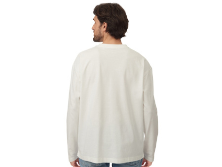 Лонгслив оверсайз Berlin унисекс, молочный