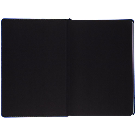 Ежедневник Alanis, недатированный, черный с синим