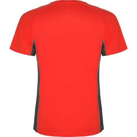 Спортивная футболка SHANGHAI мужская, КРАСНЫЙ/ТЕМНЫЙ ГРАФИТ S