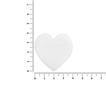 Наклейка тканевая Lunga Сor, M, белая