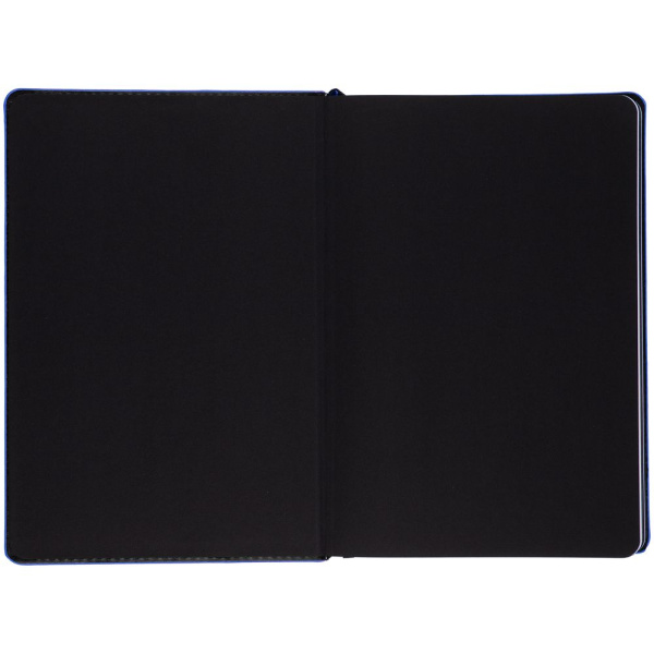 Ежедневник Alanis, недатированный, черный с синим