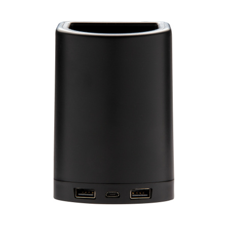 Док-станция Light up для беспроводной зарядки с подставкой для ручек, 5W Док-станция Light up для беспроводной зарядки с подставкой для ручек, 5W