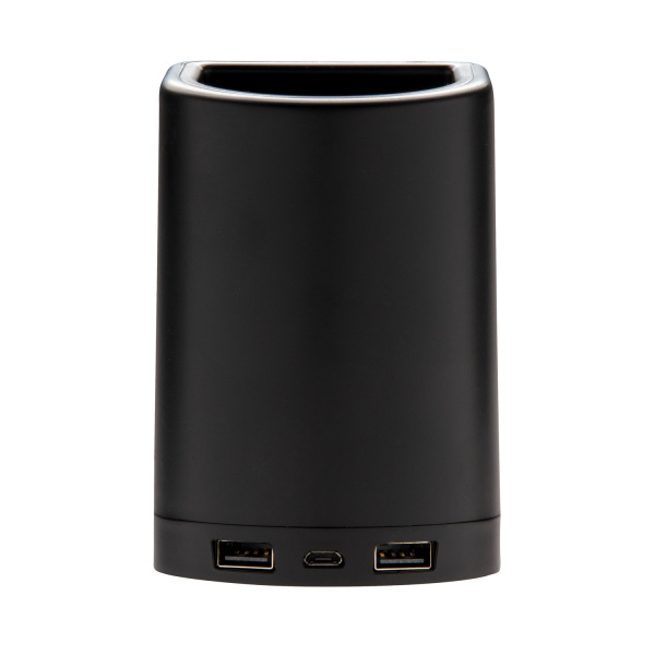 Док-станция Light up для беспроводной зарядки с подставкой для ручек, 5W Док-станция Light up для беспроводной зарядки с подставкой для ручек, 5W