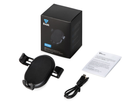 Автомобильное беспроводное зарядное устройство Mobi, 5 Вт, черный Автомобильное беспроводное зарядное устройство Mobi, 5 Вт, черный