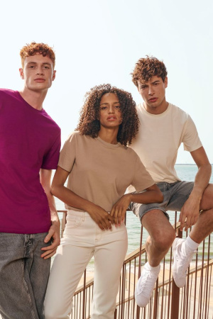 Футболка унисекс Legend, оранжевая (персиковая), размер XS