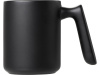 Кружка матовая с прямой ручкой Axio, 360 мл, черный