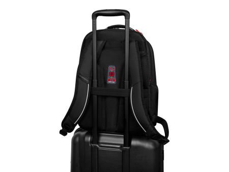 Рюкзак WENGER ALTAIR 15.6, черный, переработанный ПЭТ/Полиэстер, 32х21х44 см, 22 л.