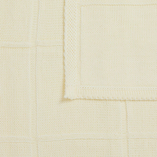 Плед Chainfield, белый (молочный)