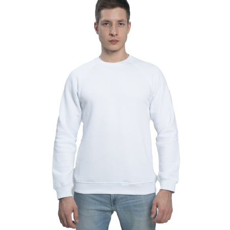 New Gen свитшот 300 г/м2 3-нитка с начесом белый XS