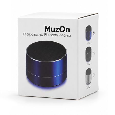 Беспроводная Bluetooth колонка MuzOn, черная