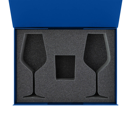 Ложемент под свечу Энигма (Enigma) + 2 бокала для вина в среднюю коробку-трансформер (арт. 695721)