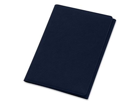 Подарочный набор с обложкой для автодокументов и автоароматизатором вишня, темно-синий