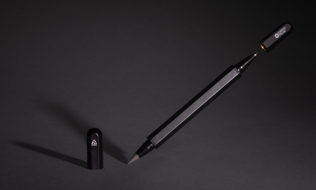 Ручка с двойным наконечником Swiss Peak Storm из переработанного алюминия RCS