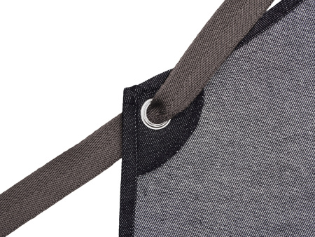 Джинсовый фартук с карманами Fry, черный