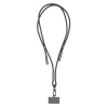 Шнурок-держатель для телефона с зарядным кабелем USB-C на USB-C/Lightning Lany Eco Charge, серый