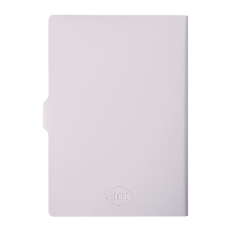 Ежедневник недатированный Stellar, А5, белый, кремовый блок  в линейку, с зеленым обрезом