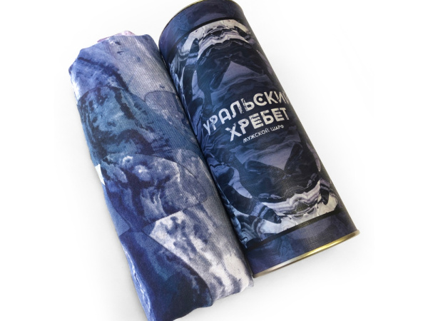 Шарф- палантин Уральский хребет