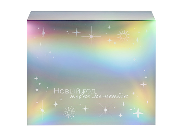 Подарочная коробка с голографическим шубером Aurora, XL