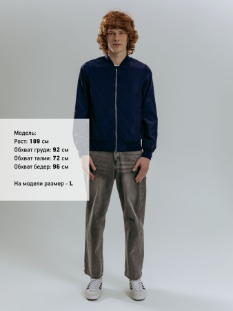 Бомбер Wigton, темно-синий, размер XS