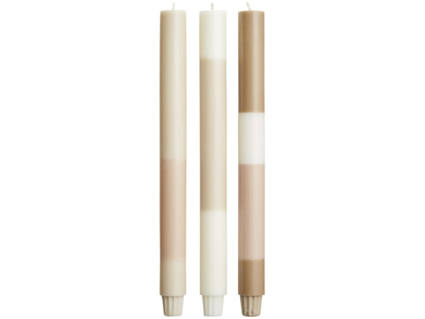Набор свечей из растительного воска, 3 шт